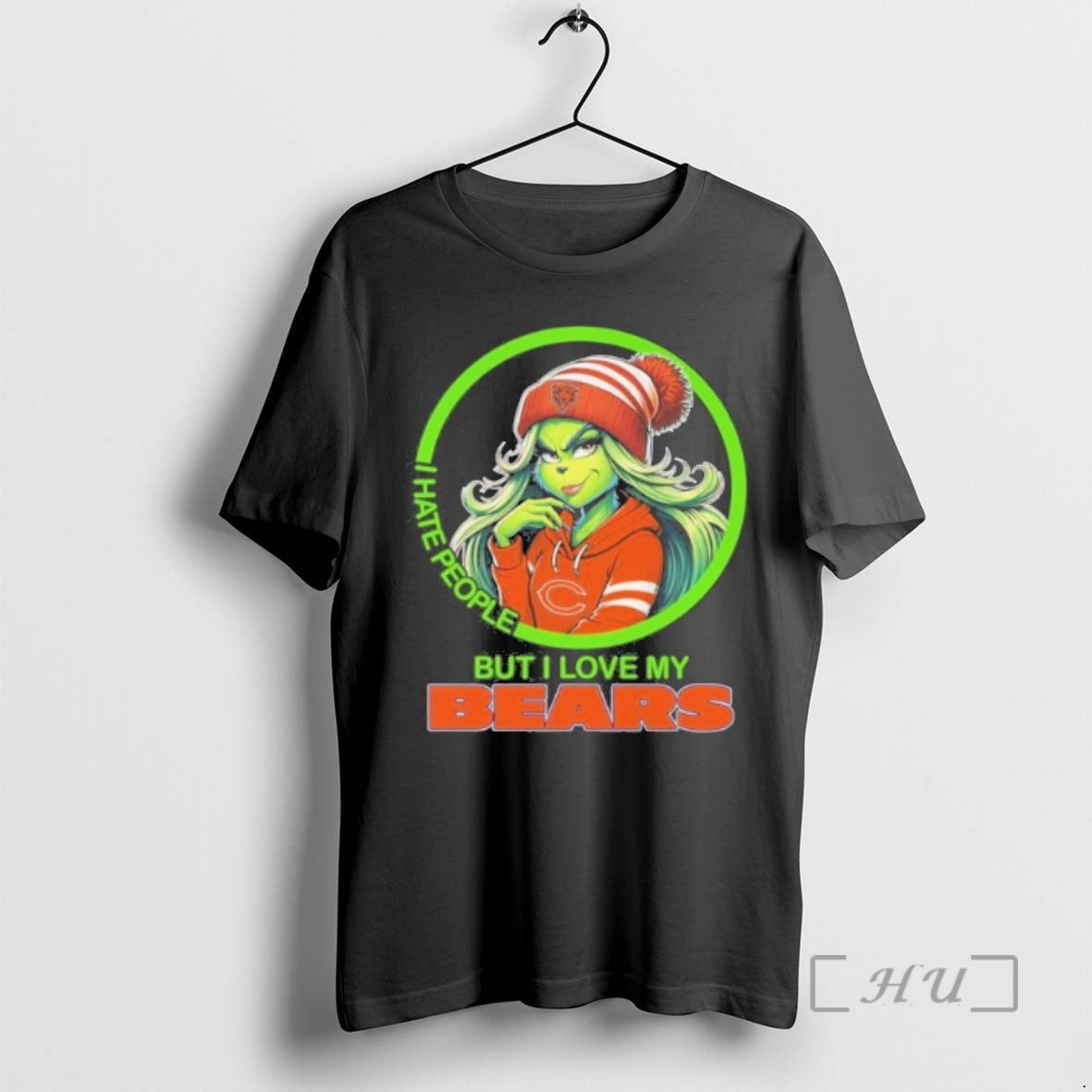 Officials The Grinch I Hate People But I Love My Bears Premium T Shirts Sweater