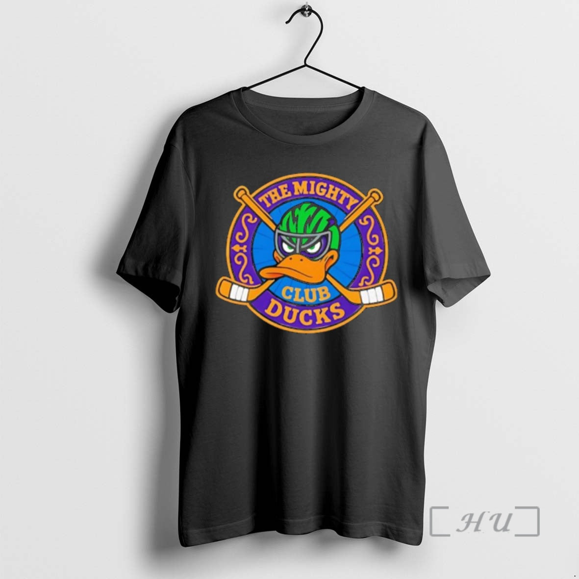 Officials The Mighty Club Ducks Hockey Mask Crossed