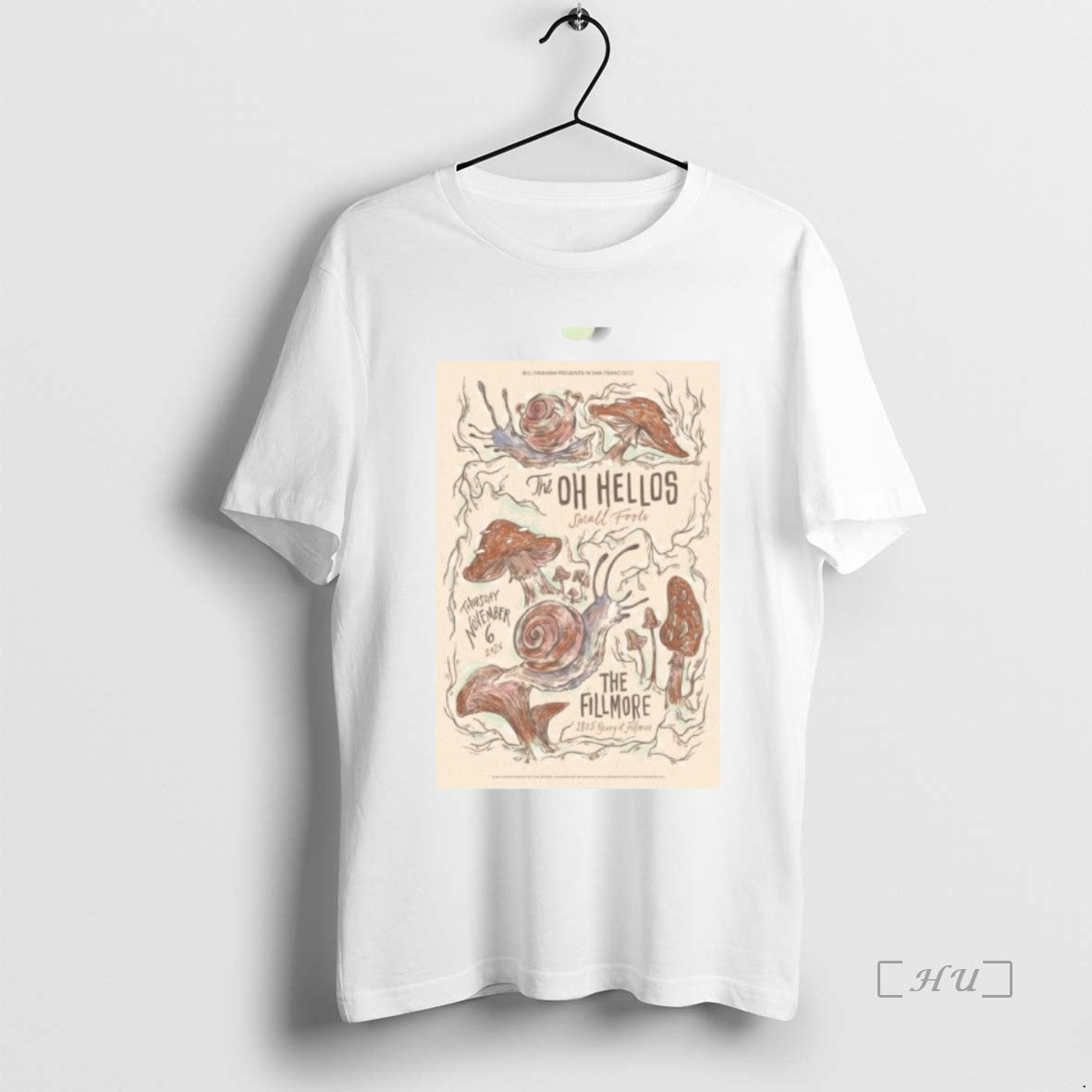 Officials The Oh Hellos San Francisco Ca November 6 2025 Concert Premium T Shirts Sweater