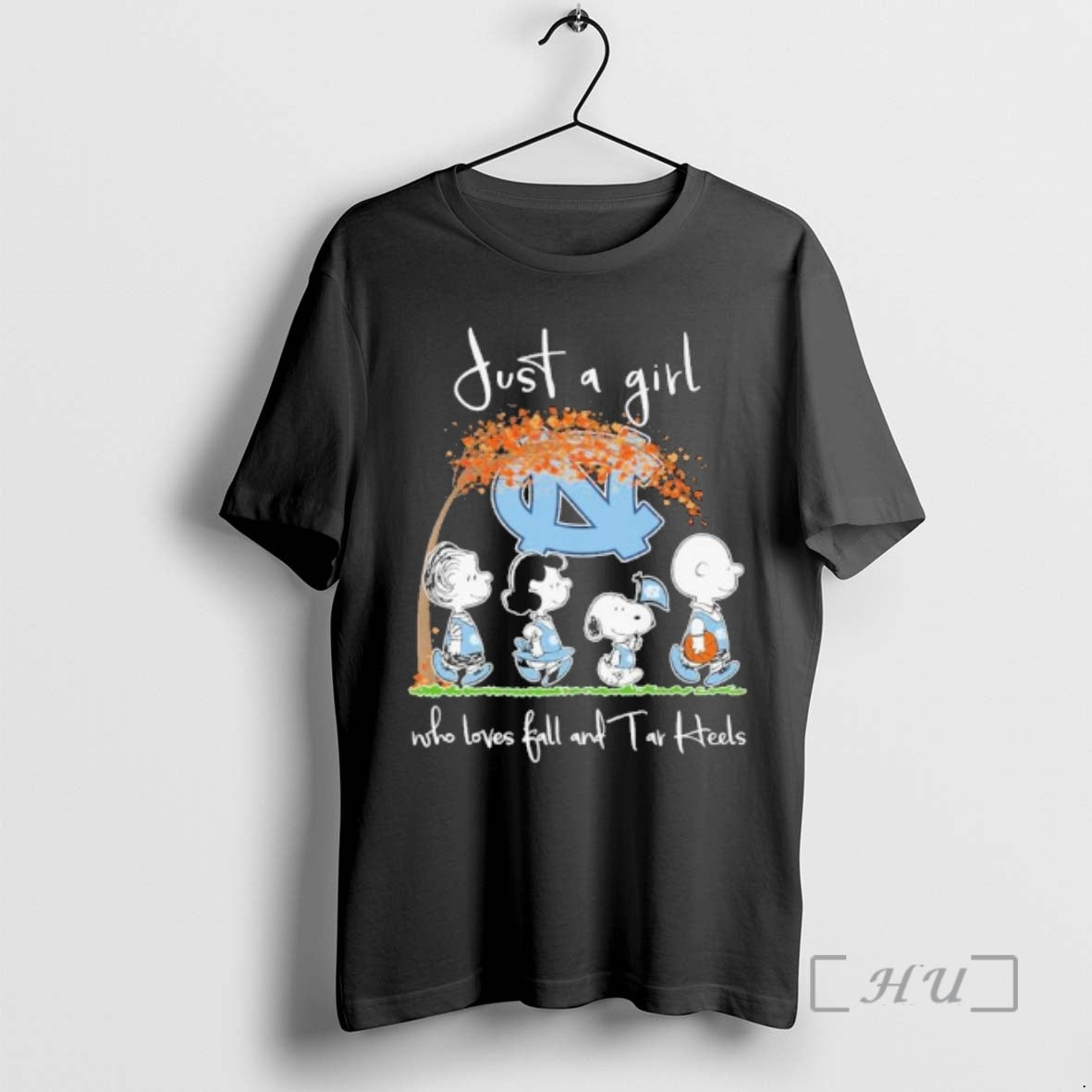 Officials The Peanuts Just A Girl Who Loves Fall And Unc Tar Heels Basketball Premium