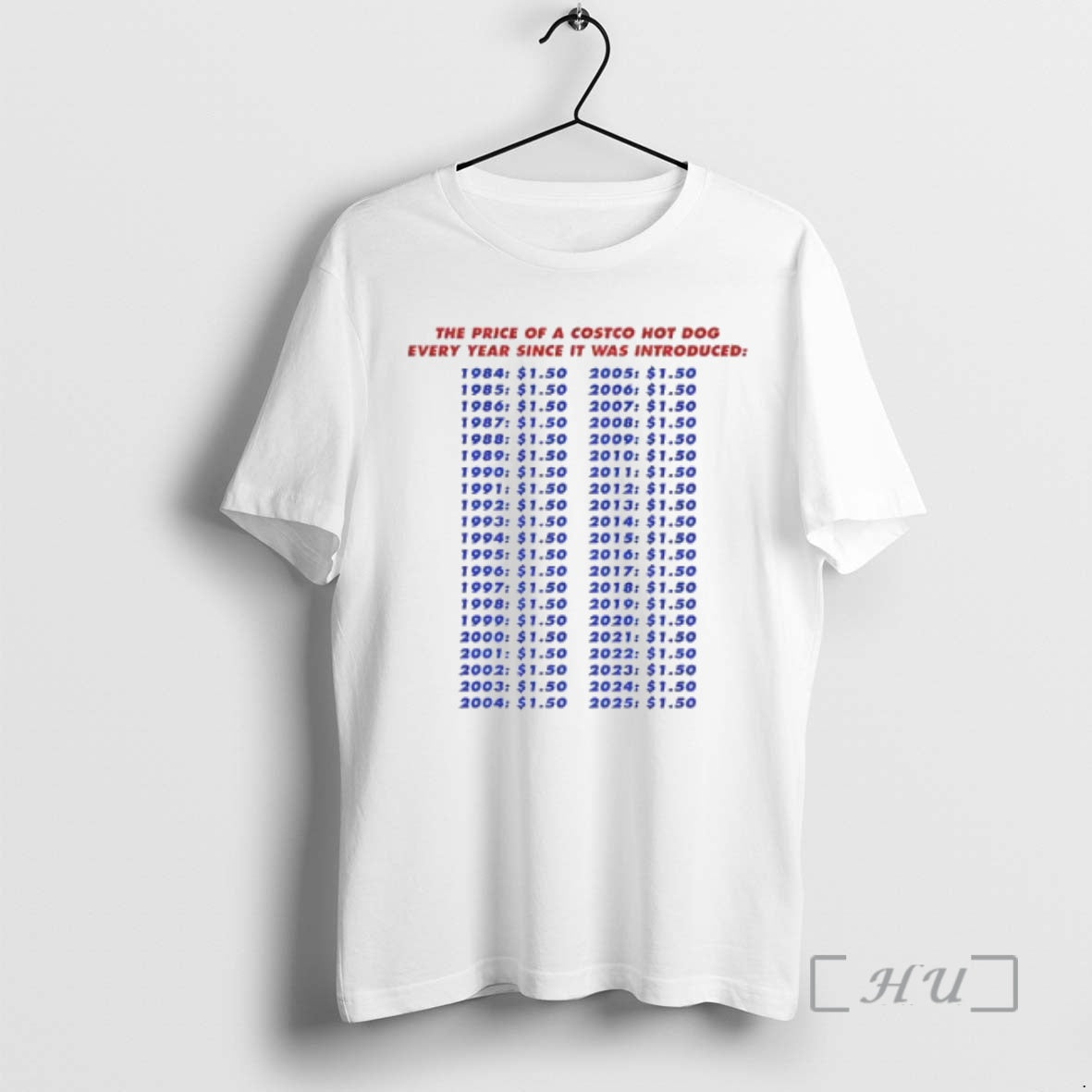 Officials The Price Of A Hotdog Every Year Since It Was Introduced Premium T Shirts