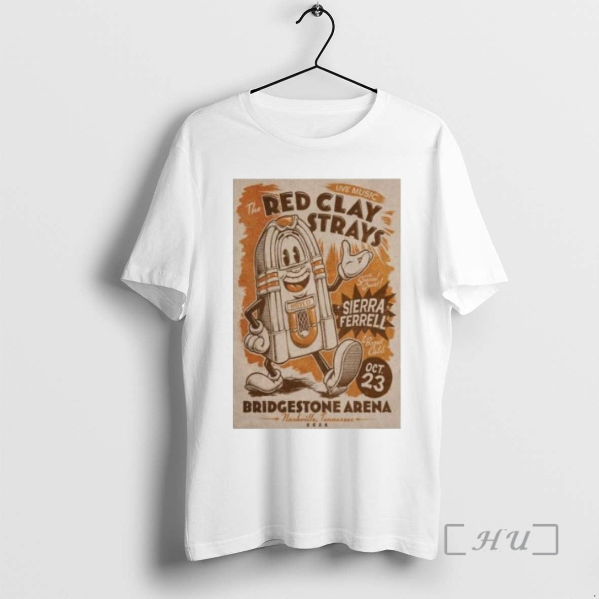 Officials The Red Clay Strays October 23 2026 In Nashville Tn Circle White Premium