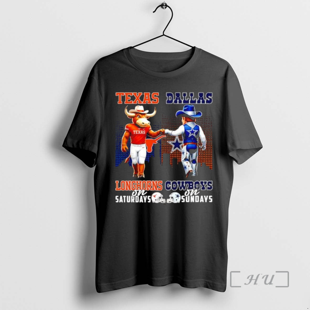 Officials The Texas Longhorns On Saturdays And Dallas Cowboys On Sundays Mascots Logos Premium
