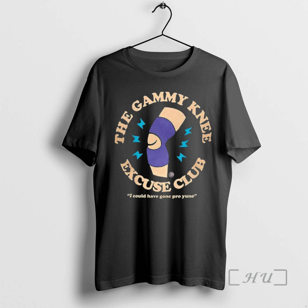 Officials The Gammy Knee Excuse Club I Could Have Gone Pro Yuno Premium T Shirts