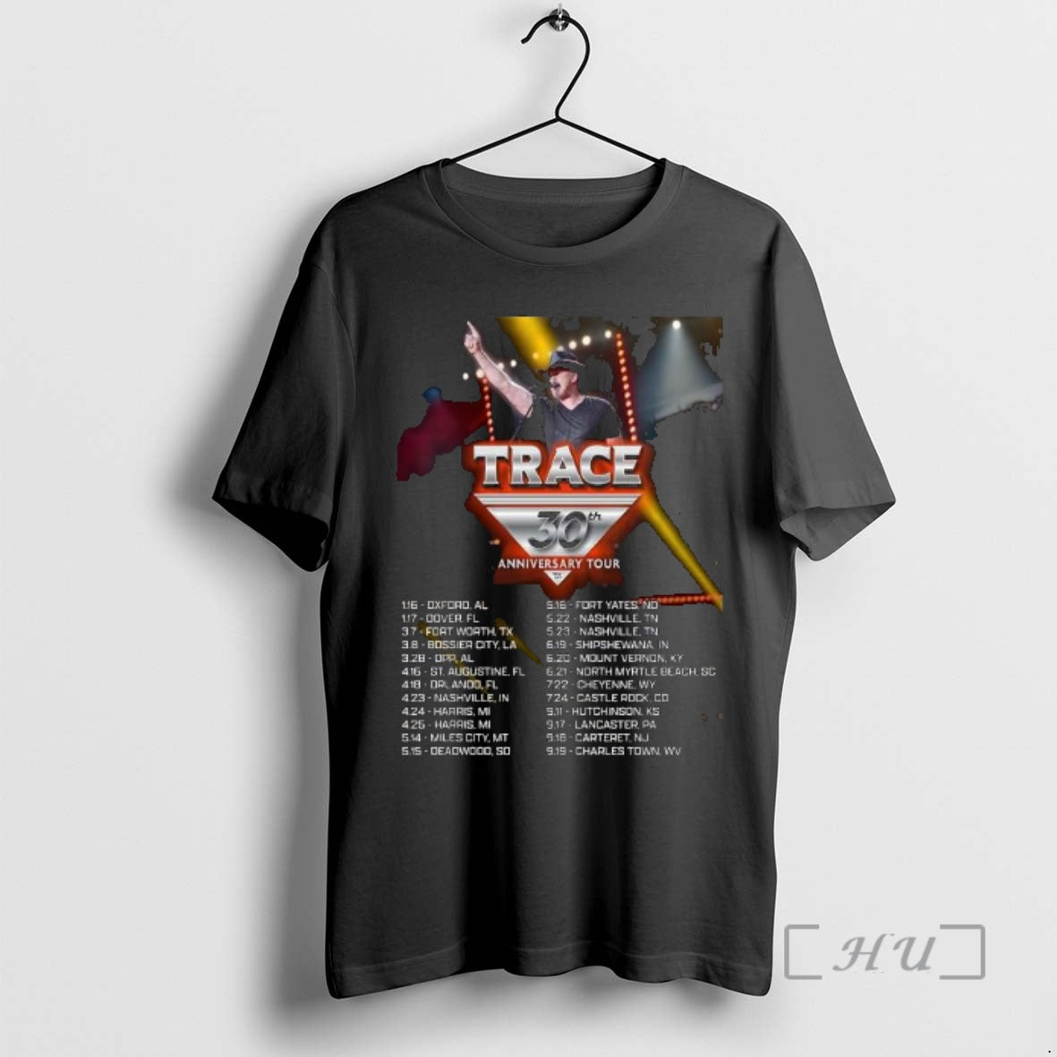 Officials Trace Adkins 30th Anniversary Tour 2026 North American City Dates Premium T Shirts Sweater