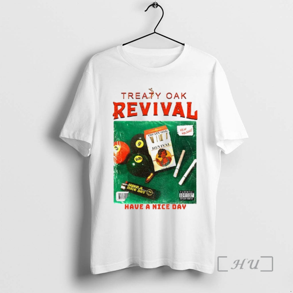 Officials Treaty Oak Revival Band Have A Nice Day World Tour Premium T Shirts Sweater