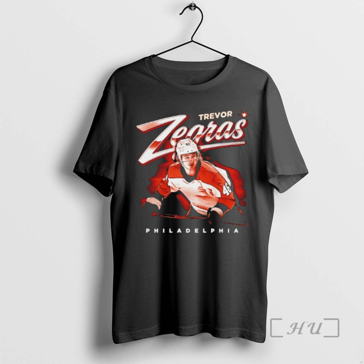 Officials Trevor Zegras Philadelphia Flyers Player Bitmap Retro
