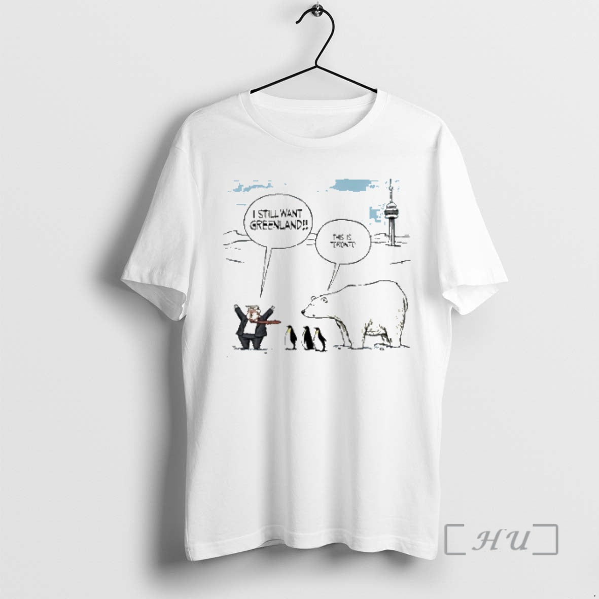 Officials Trump I Still Want Greenland Penguin And Polar Bear This Is Toronto Art Premium