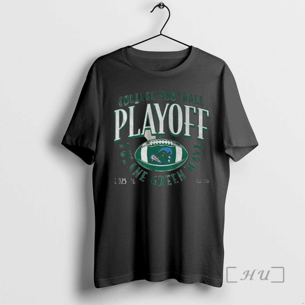 Officials Tulane Green Wave Football 2025 Cfp Curve College Football Playoff 2025 2026 Premium