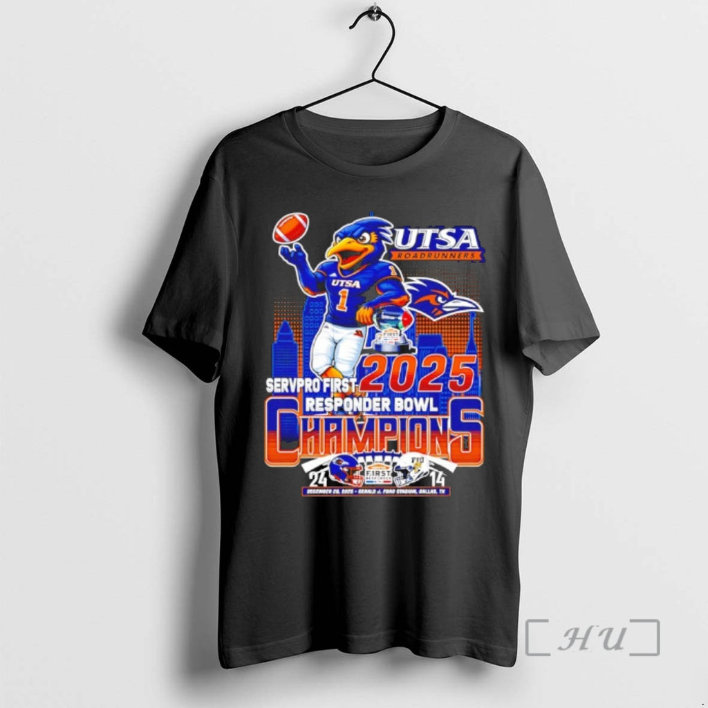 Officials Utsa Roadrunners 2025 Servpro First Responder Bowl Mascot