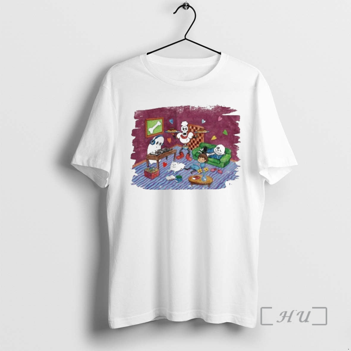 Officials Undertale X Square Enix Chitei De Chill Premium T Shirts Sweater Hoodie 2
