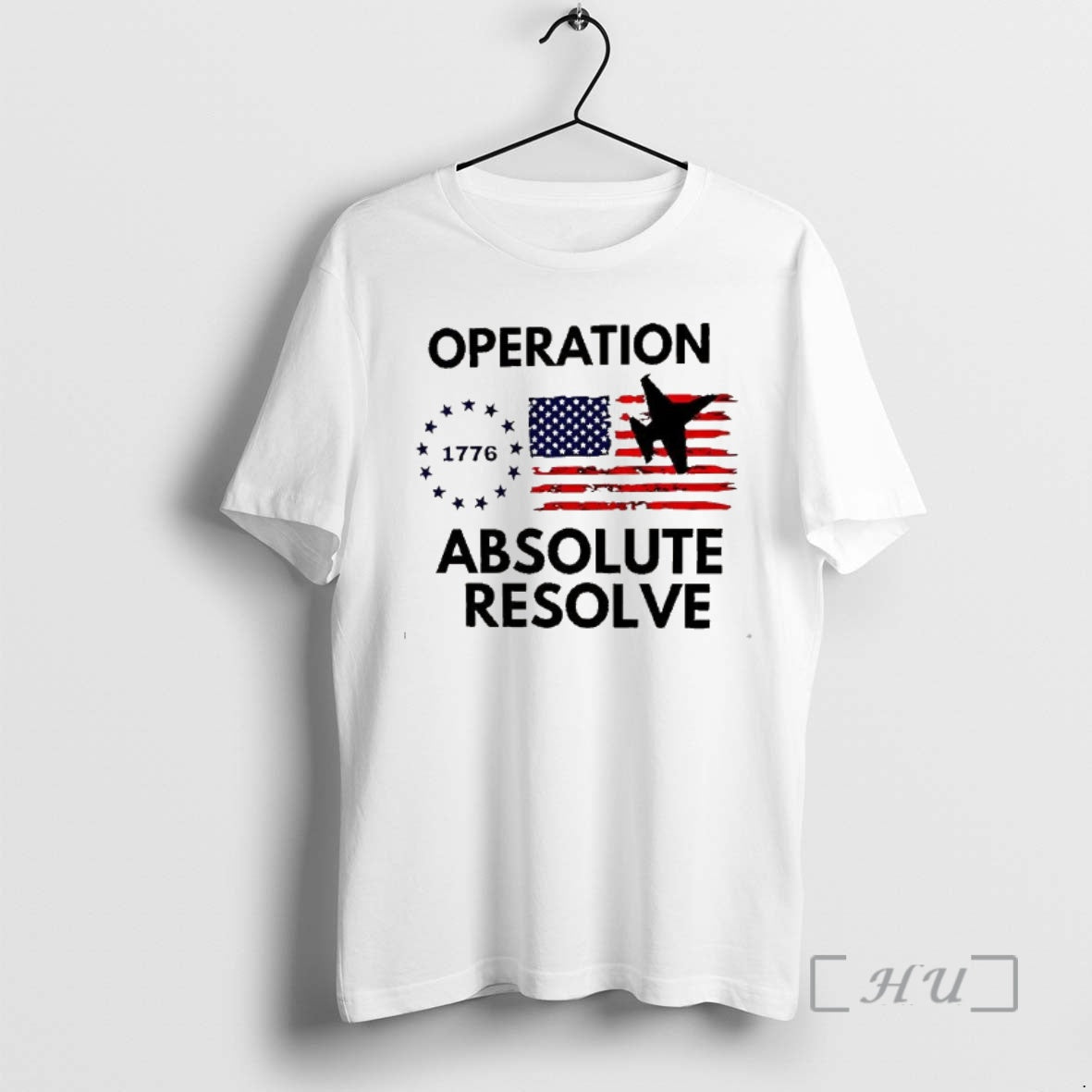 Officials Venezuela 2026 Operation Absolute Resolve 1776 American Flag Silhouette Of A Fighter Jet Premium