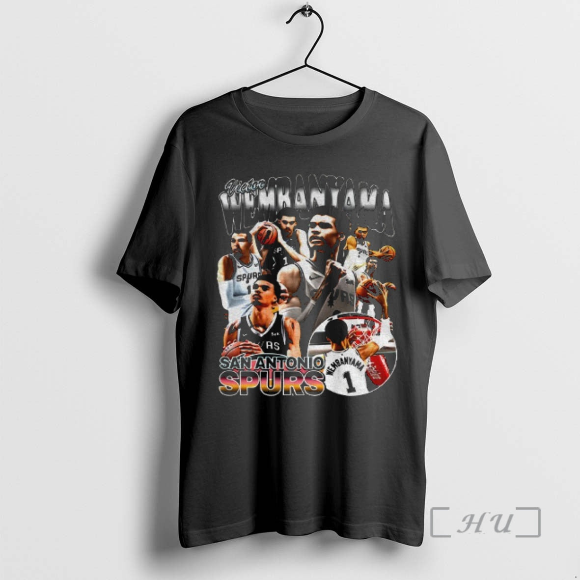 Officials Victor Wembanyama San Antonio Spurs Basketball Graphic Vintage