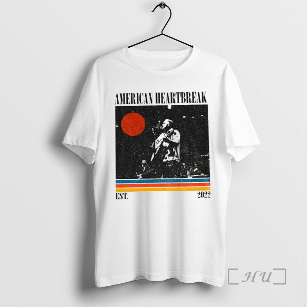 Officials Vintage Zach Bryan American Heartbreak Est 2022
