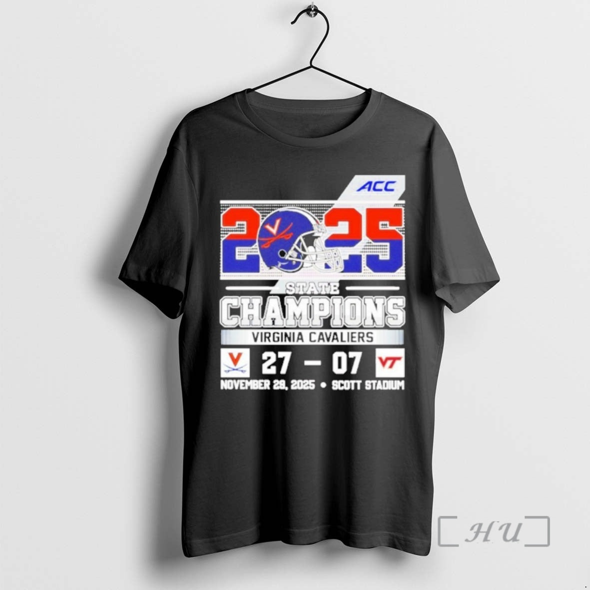 Officials Virginia Cavaliers 2025 State Champions 27 07 Virginia Tech Score Premium T Shirts Sweater