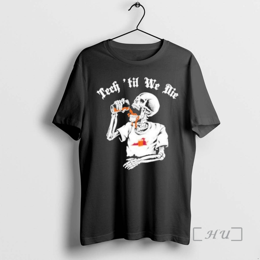 Officials Virginia Tech Hokies Tech Til We Die Skeleton