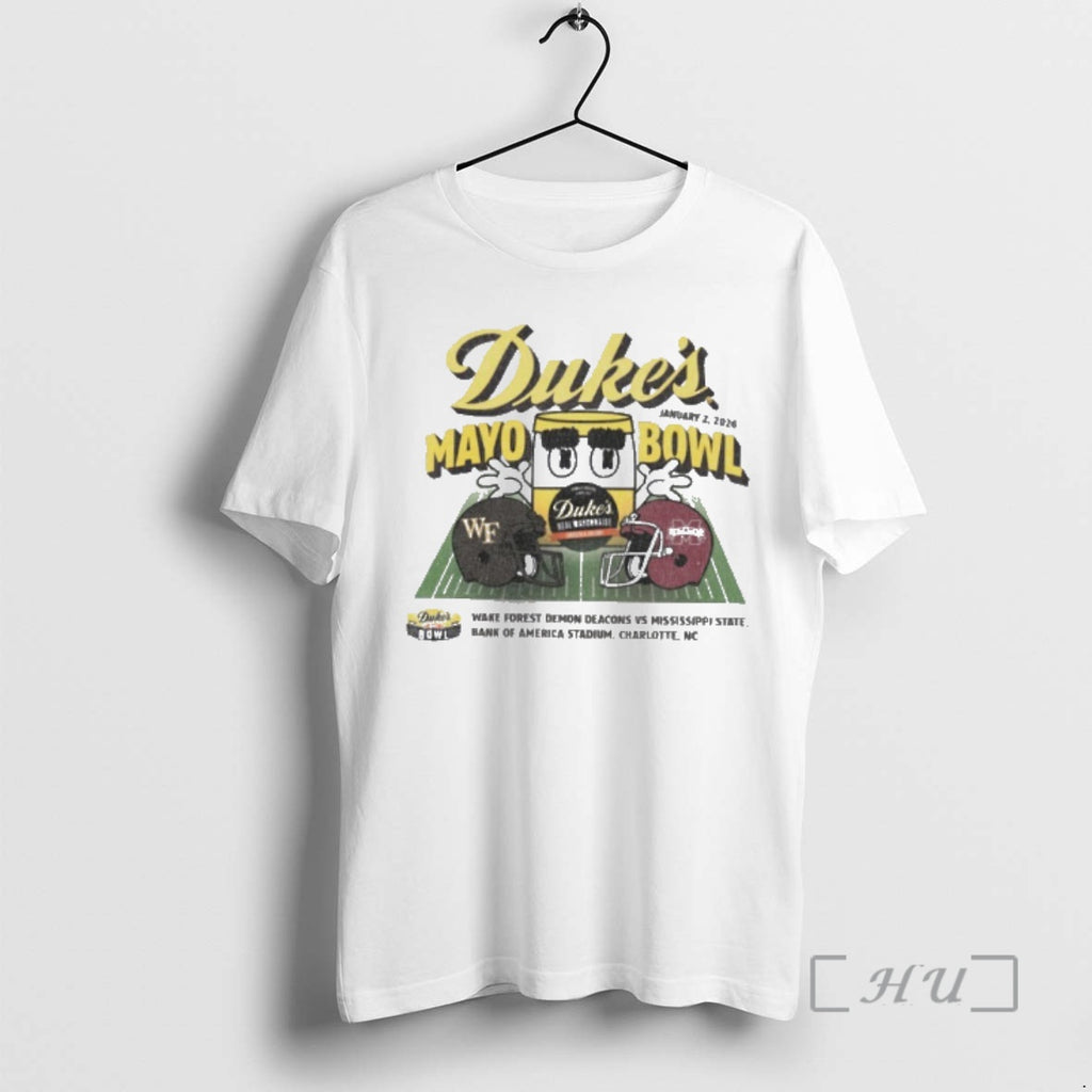 Officials Wake Forest Demon Deacons Vs Mississippi State 2026 Dukes Mayo Bowl Helmet To Helmet
