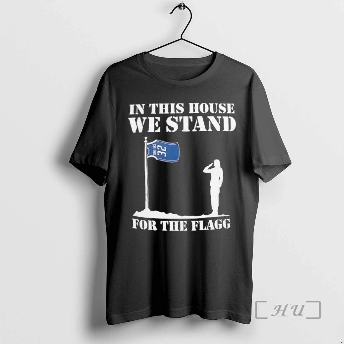 Officials Walt Garrison Dallas Cowboys In This House We Stand For The Flag Premium