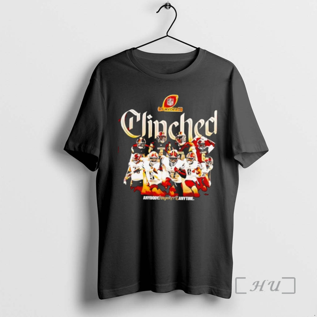 Officials Washington Commanders Clinched Play Offs Take Command Team Players Graphic Premium T Shirts Sweater