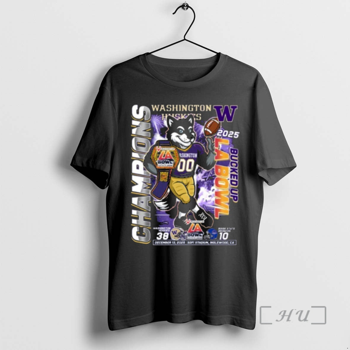 Officials Washington Huskies Mascot Bucked Up La Bowl Champions