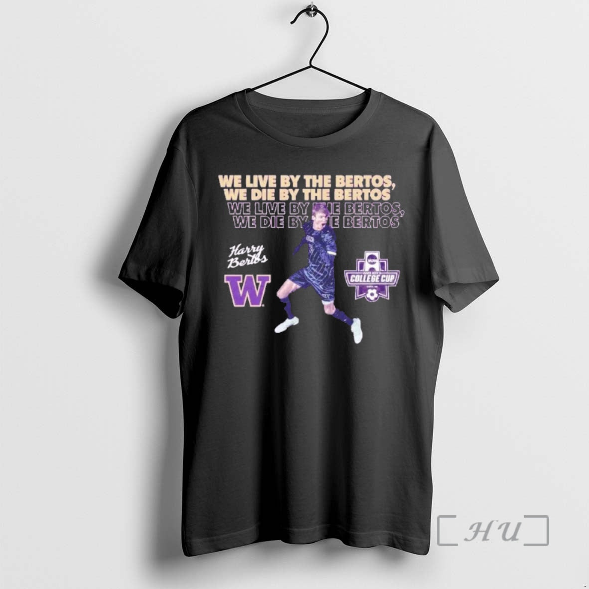 Officials We Live And We Die By The Harrison Bertos Washington Huskies Premium T Shirts