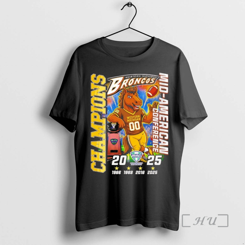 Officials Western Michigan Broncos 2025 3 Time Mac Champions Chriast