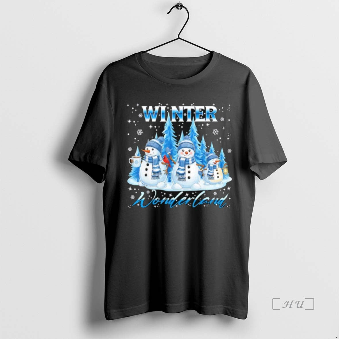 Officials Winter Wonderland Snowman Family Snowflake Cozy Winter Scene