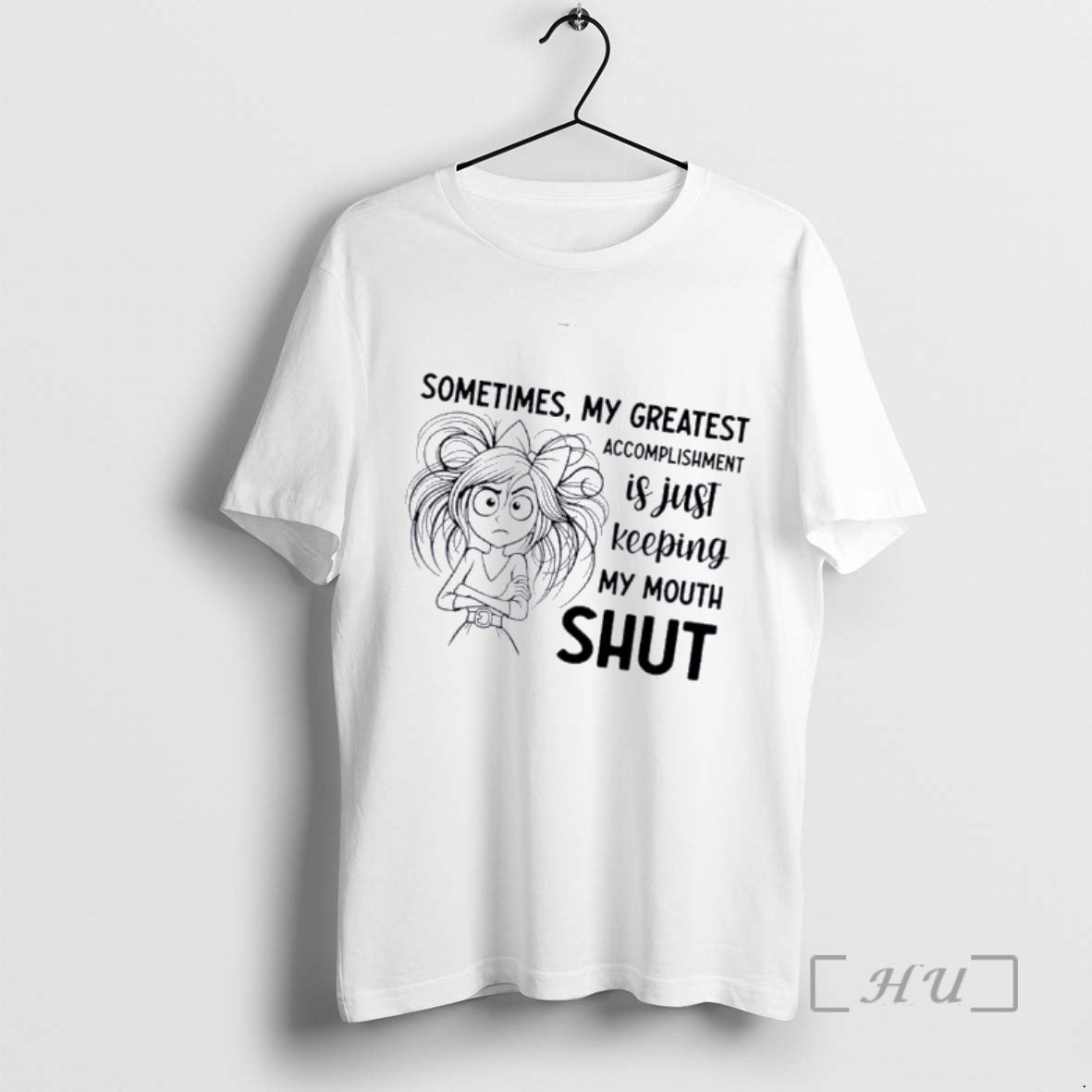 Officials Women Sometimes My Greatest Accomplishment Is Just Keeping My Mouth Shut Premium T Shirts
