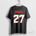 Officials Woody Marks 27 Houston Texans Football Signature