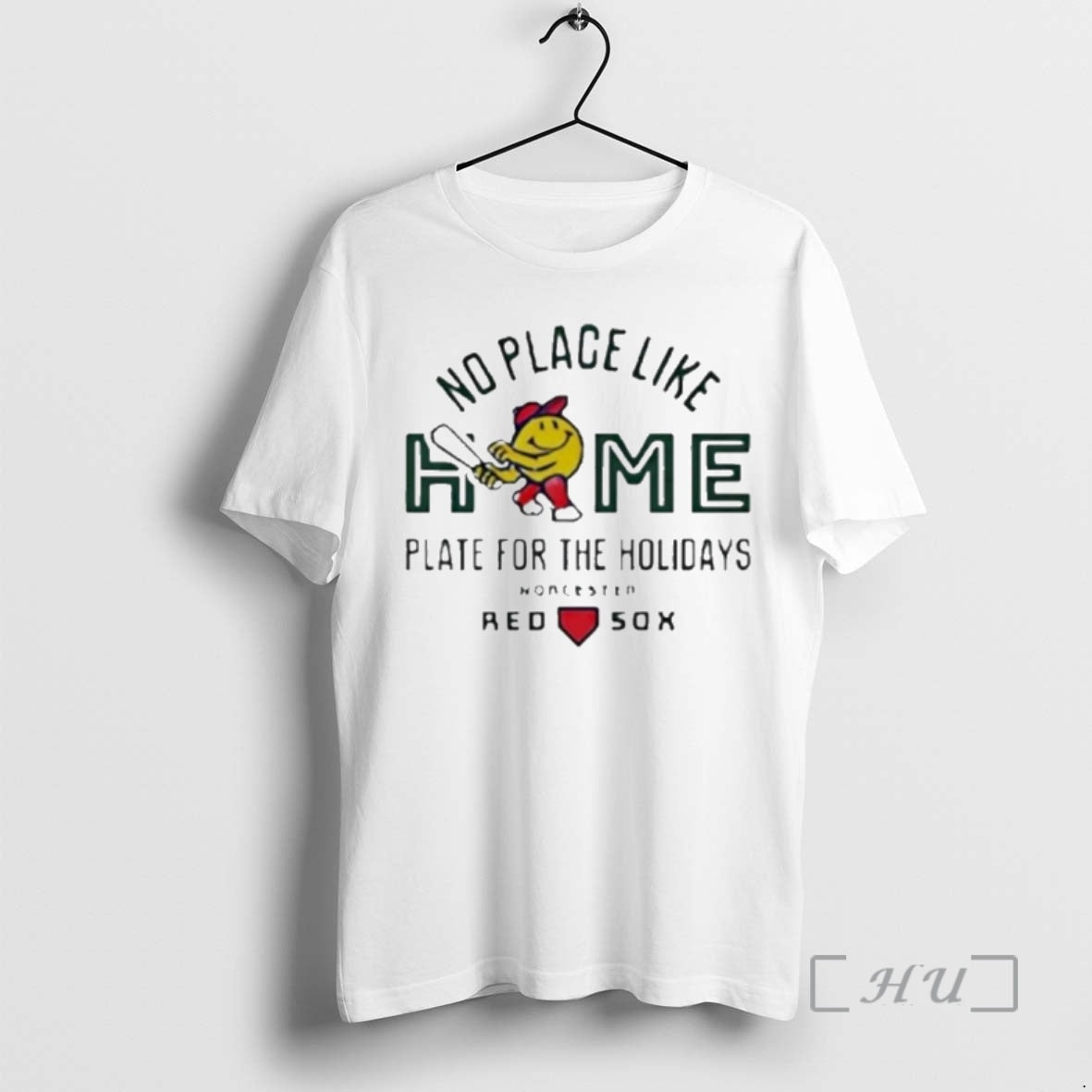 Officials Worcester Red Sox No Place Like Home Plate For The Holidays Premium T Shirts