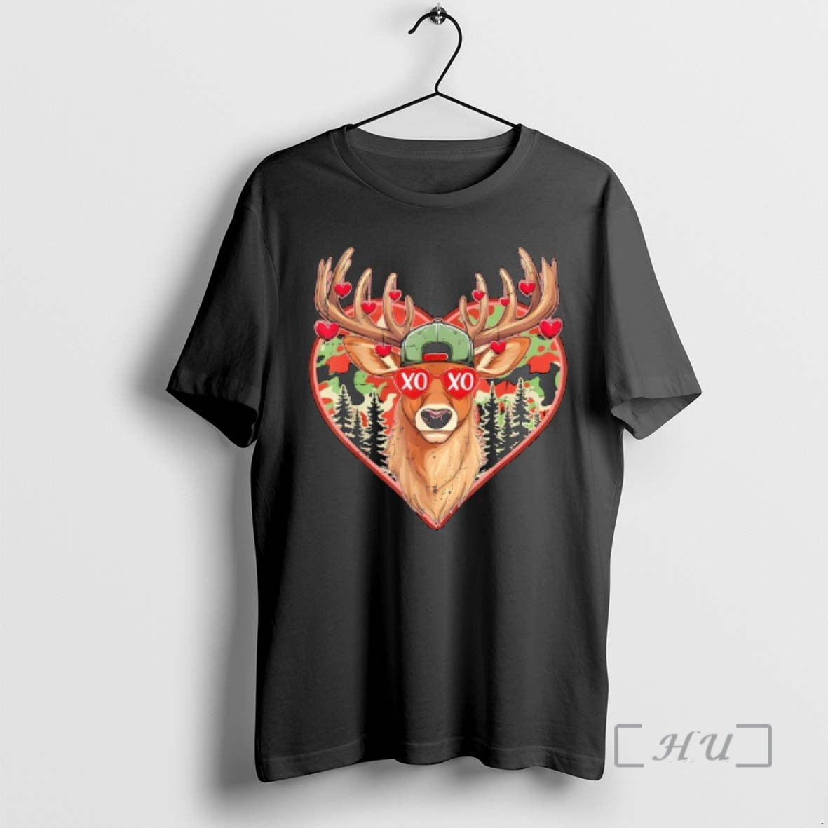 Officials Xoxo Valentine Buck Camo Deer Retro Hunting Valentines Day