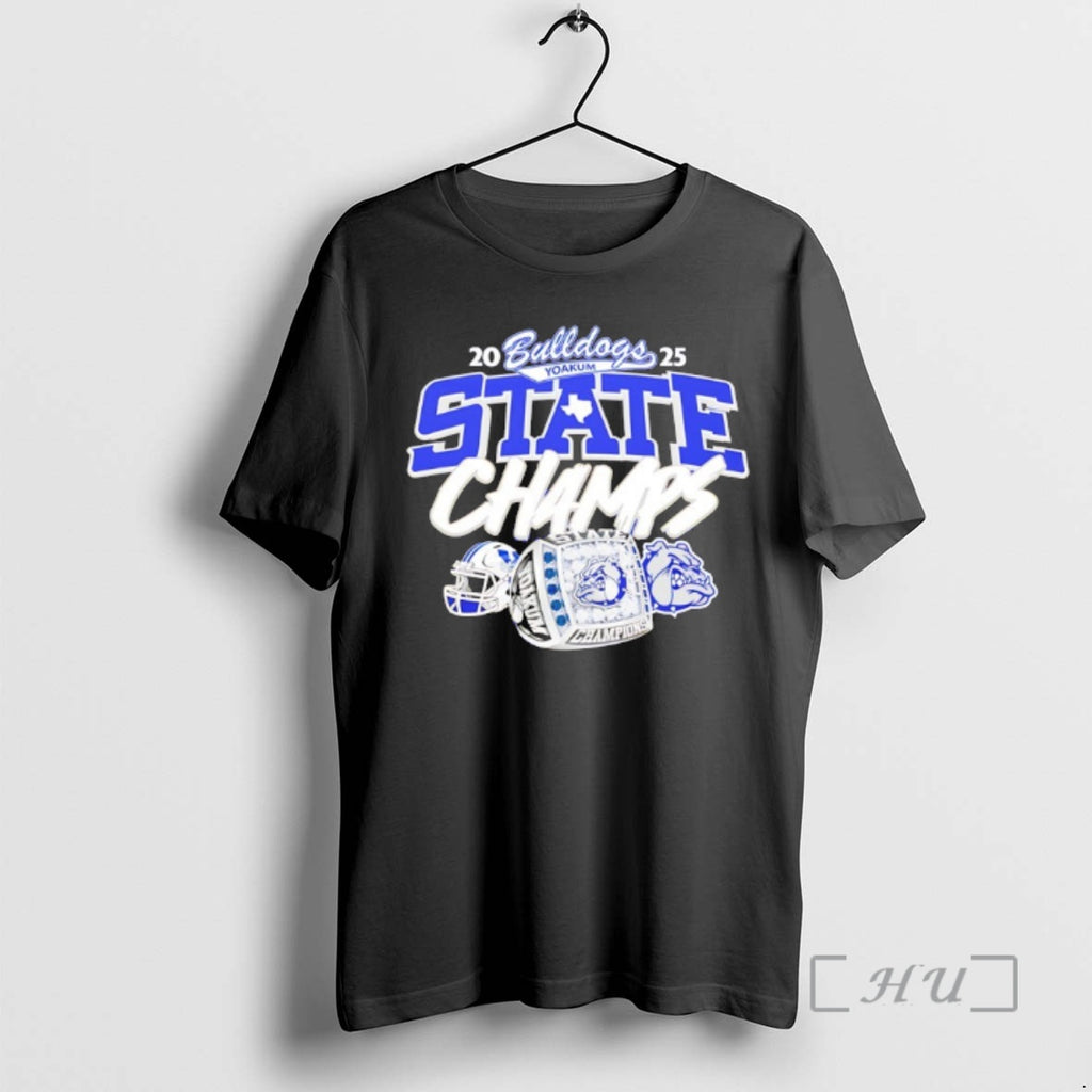 Officials Yoakum State Bulldogs 2025 State Champions Ring