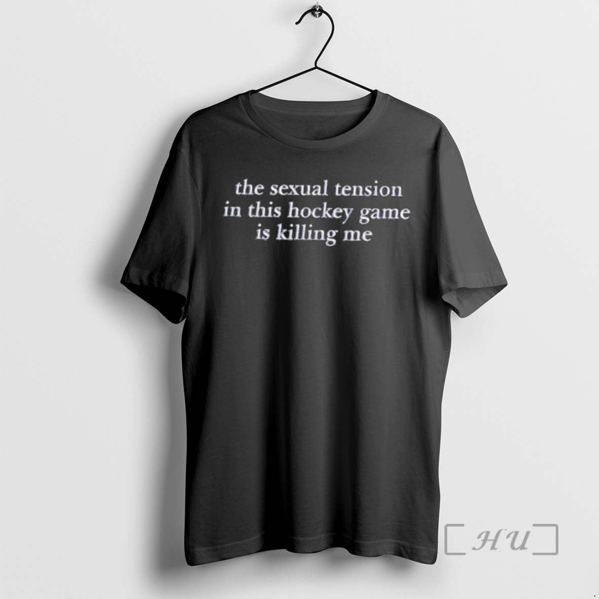 Officials He Sexual Tension In This Hockey Game Is Killing Me Premium T Shirts Sweater