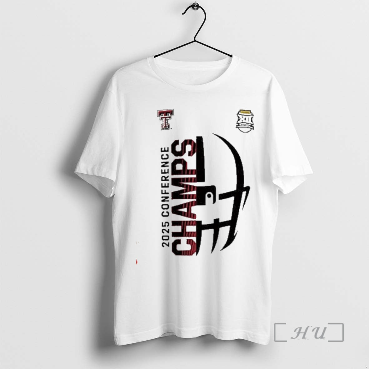 Officials Texas Tech Red Raiders Grey Adidas Big 12 Football Champions Premium T Shirts Sweater