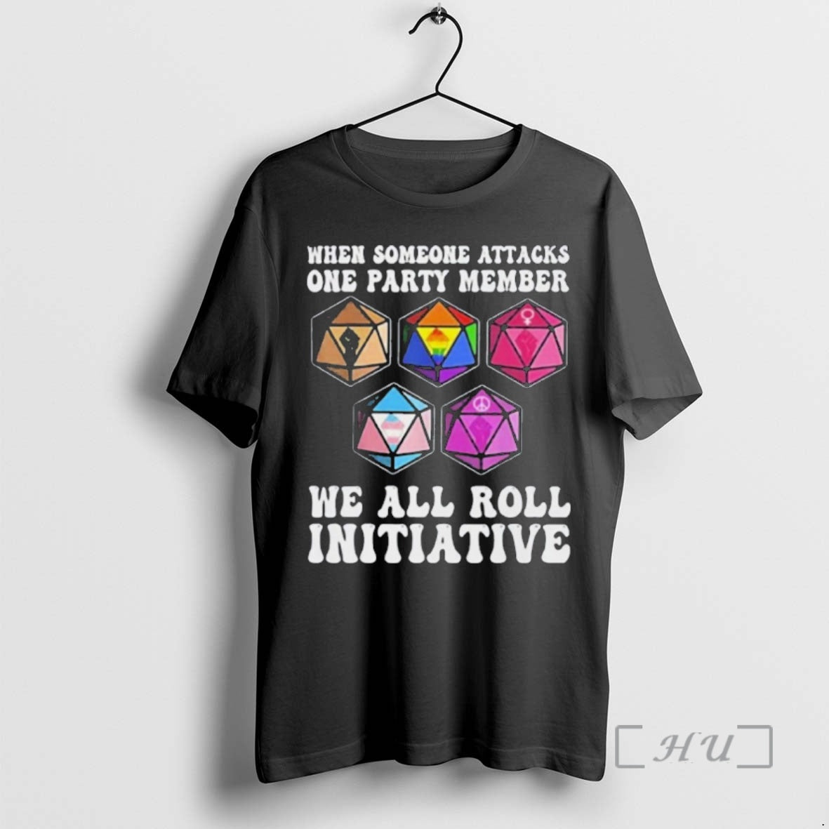 Officials When Someone Attacks One Party Member We All Roll For Initiative Premium T Shirts