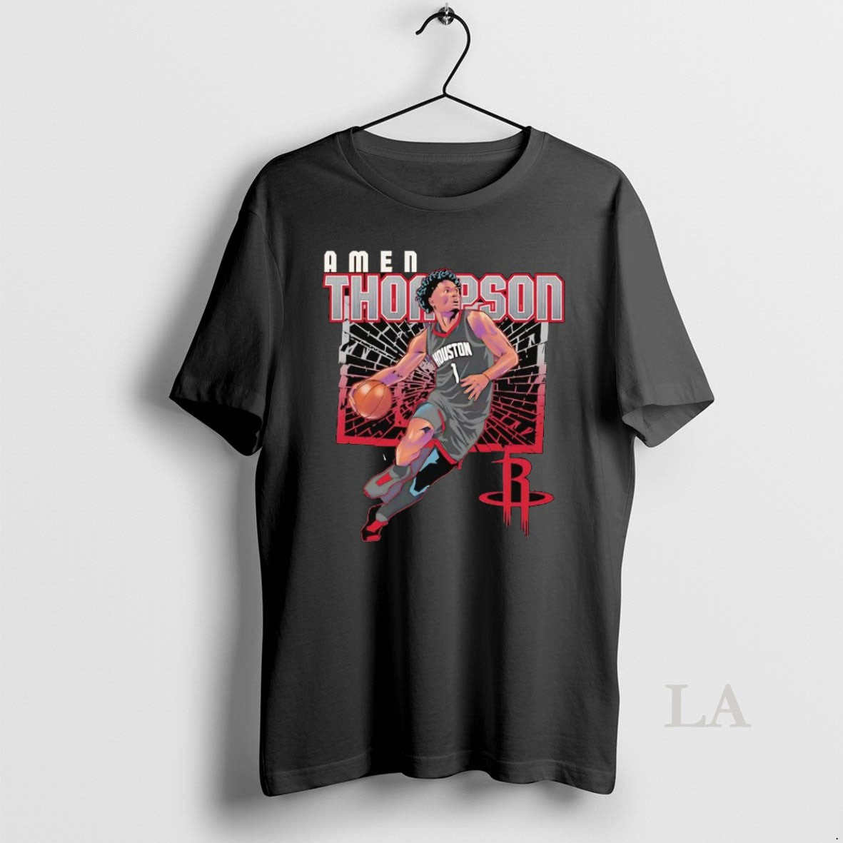 Original Amen Thompson Backboard Shattering Houston Rockets