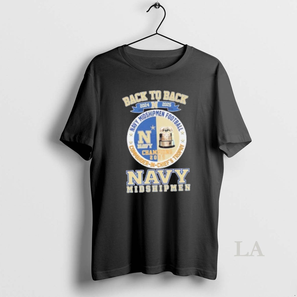 Original Back To Back 2024 2025 Navy Midshipmen Football Commander In Chiefs Trophy