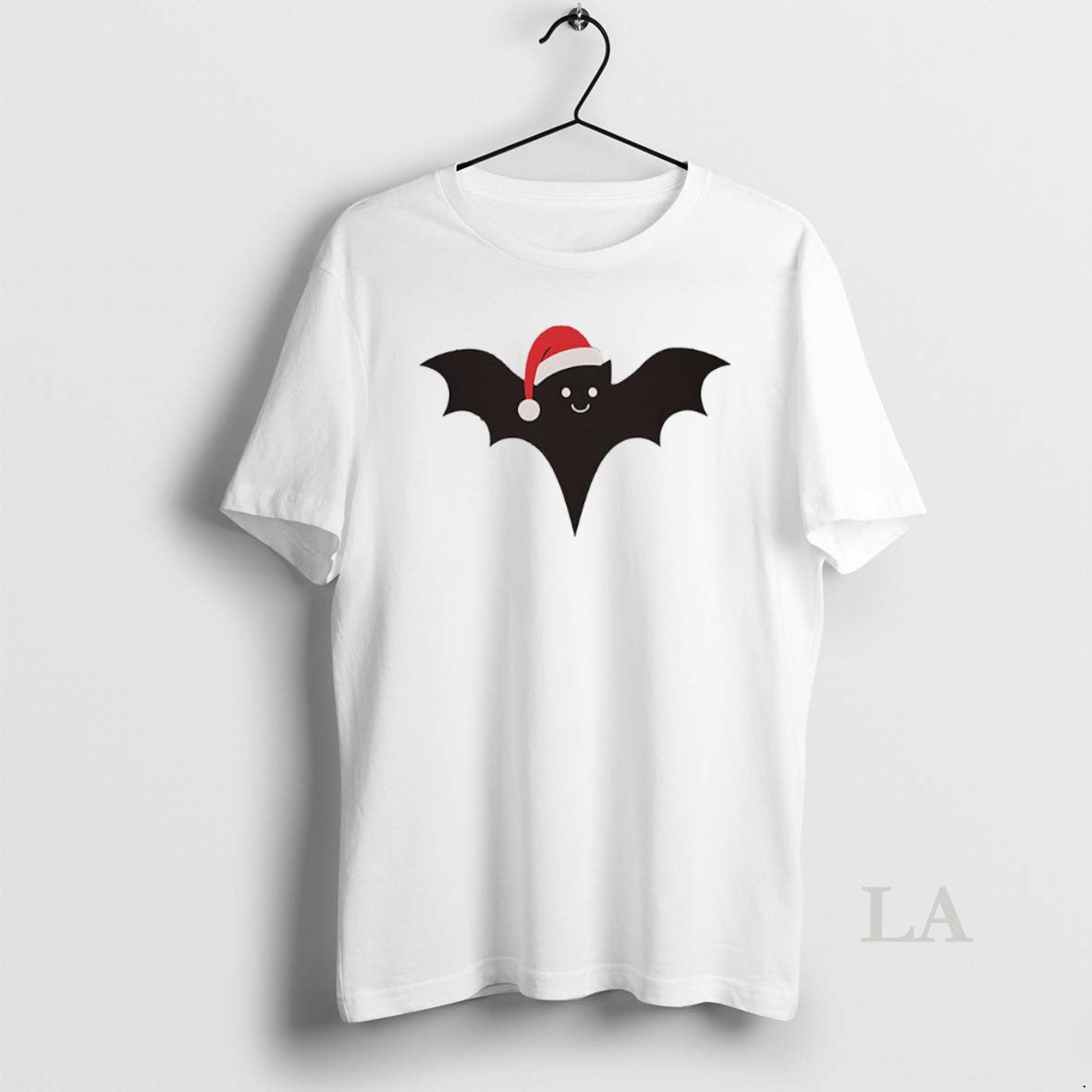 Original Batty Santa Hat For Christmas Halloween Lovers Logo