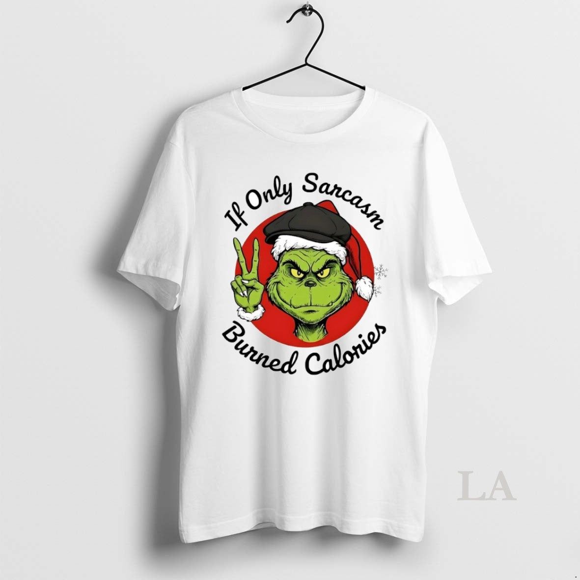 Original Grinch If Only Sarcasm Burned Calories Circle