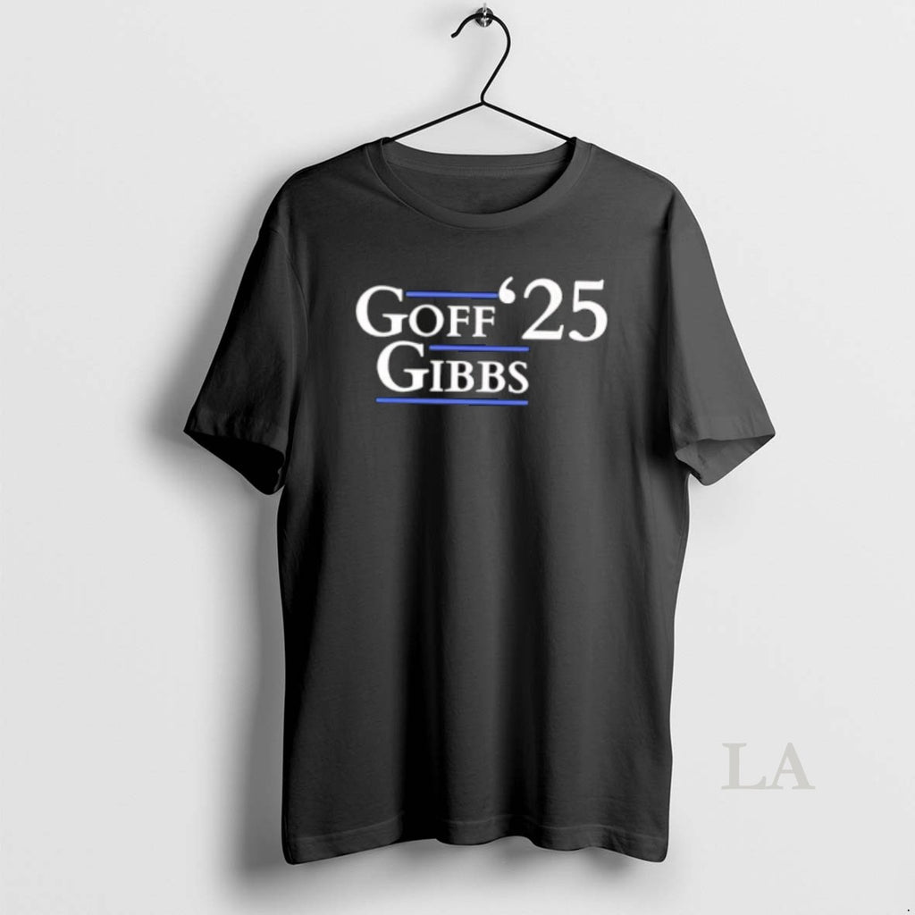 Original Jared Goff Jahmyr Gibbs 2025 Presidents