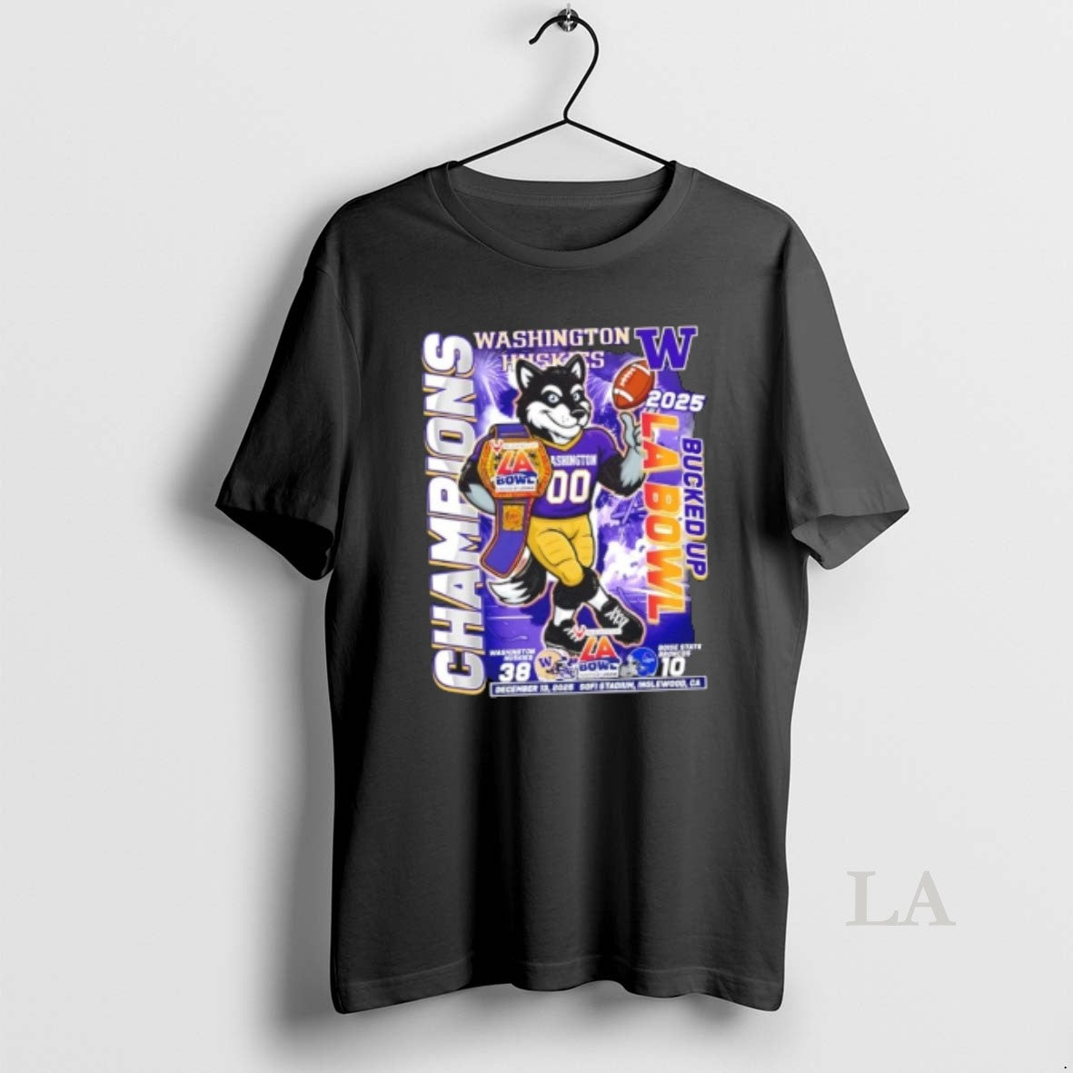 Original Mascot Washington Huskies 2025 Bucked Up La Bowl Sofi Stadium Inglewood Ca