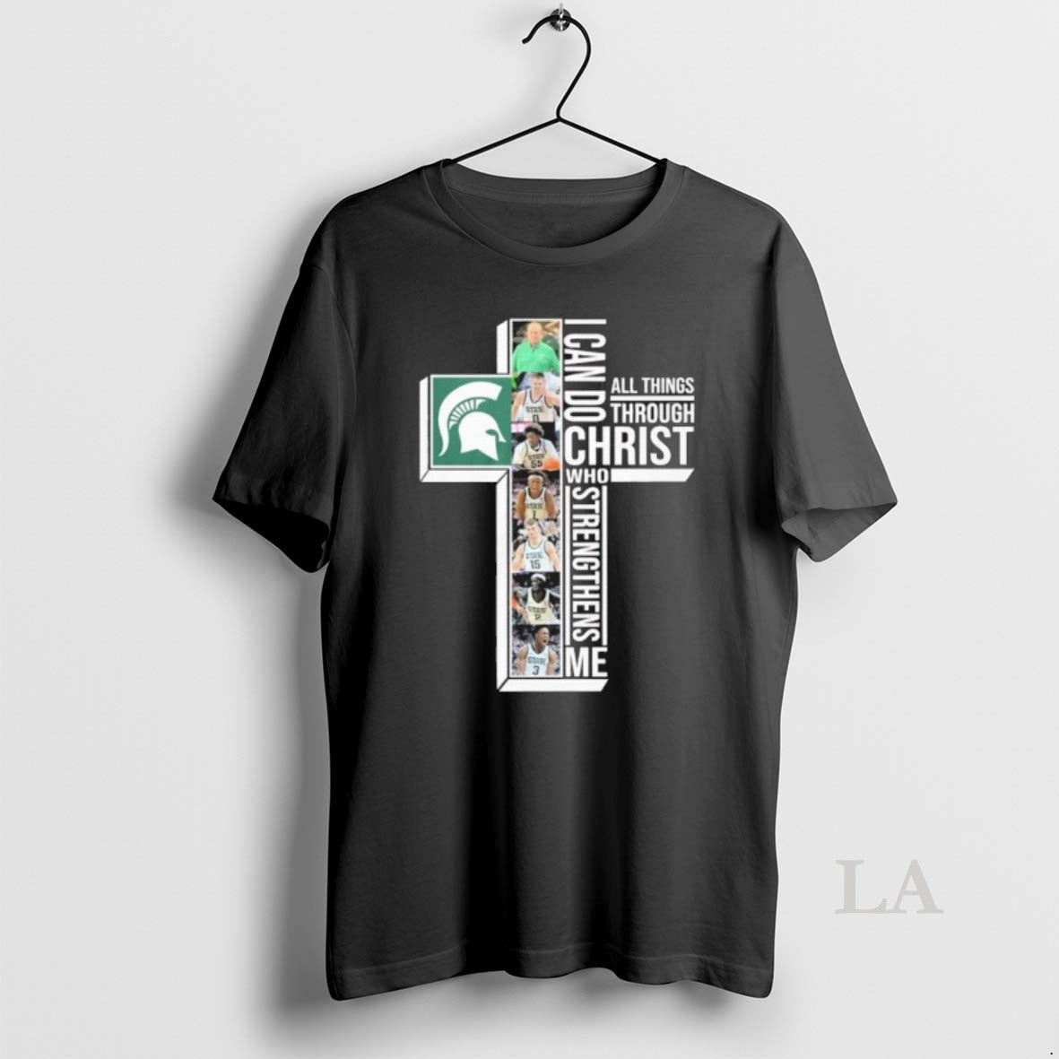 Original Michigan State Mens Basketball I Can Do All Things Through Christ Who Strengthens Me