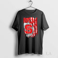 Original Nc State Wolfpack Football X American Flag