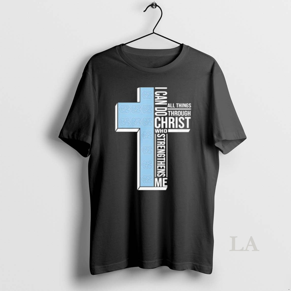 Original North Carolina Basketball Logo I Can Do All Things Through Christ Who Strengthens Me