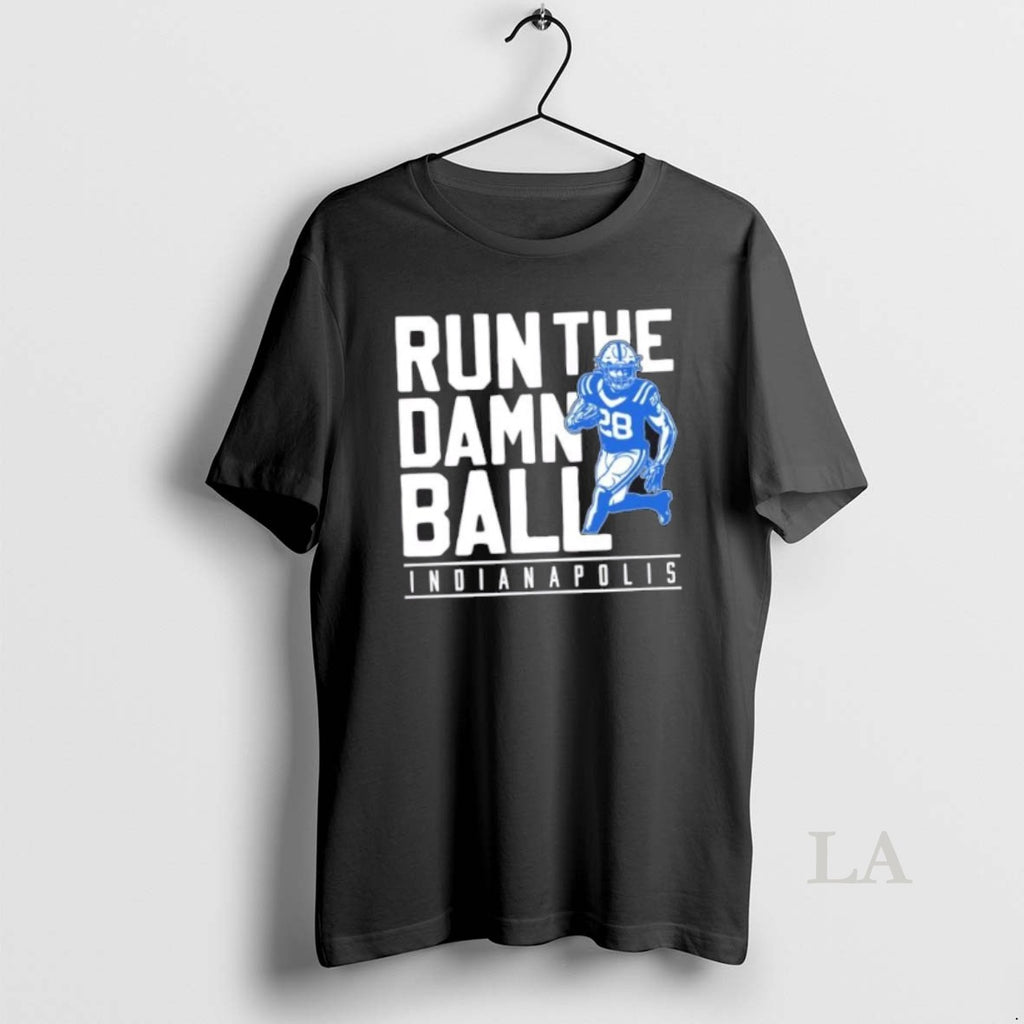 Original Run The Damn Ball 25 Indianapolis Colts Jonathan Taylor