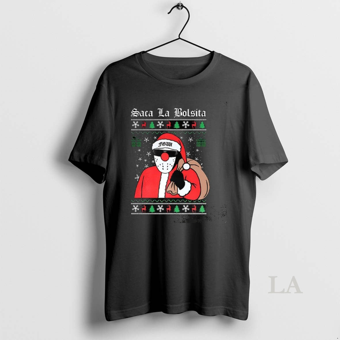 Original Santa Saca La Bolsita Ugly Christmas