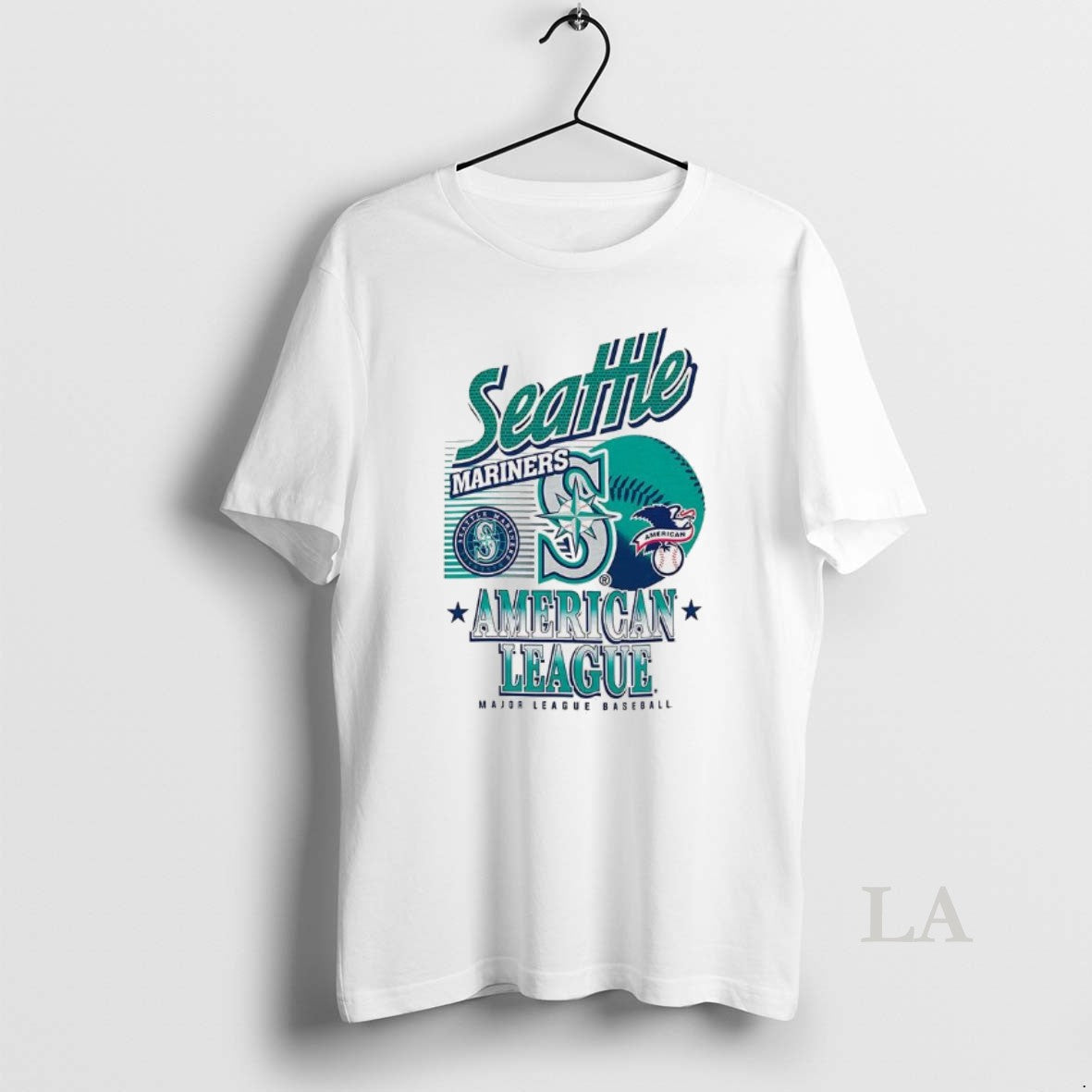 Original Seattle Mariners Mlb American National League Logo Ball Retro
