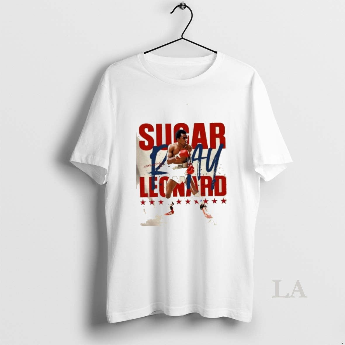 Original Sugar Ray Leonard Boxing Graphic