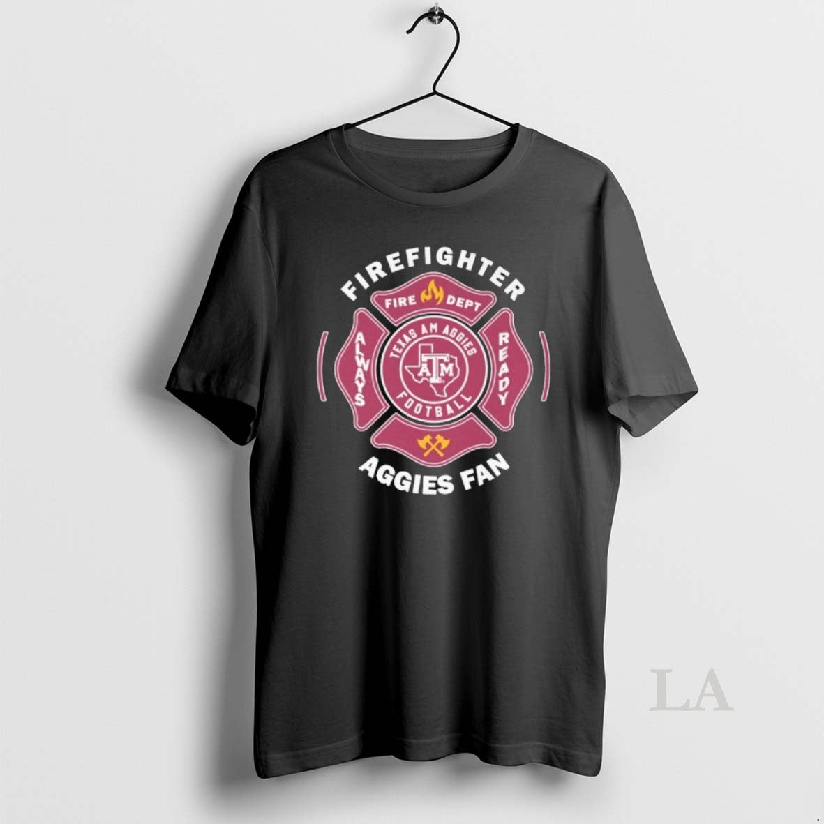 Original Texas Am Aggies Fan Firefighter Fire Dept Always Ready