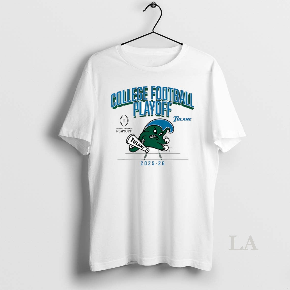 Original Tulane Green Wave 2025 2026 College Football Playoff Mascot Circle